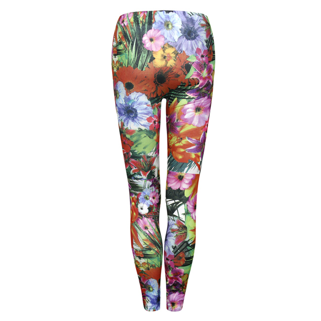 Fashion Flower Pattern Legging L5167