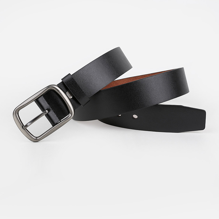 Men's Fashion PU Leather Alloy Square Buckle Cincher Casual Accessory ...