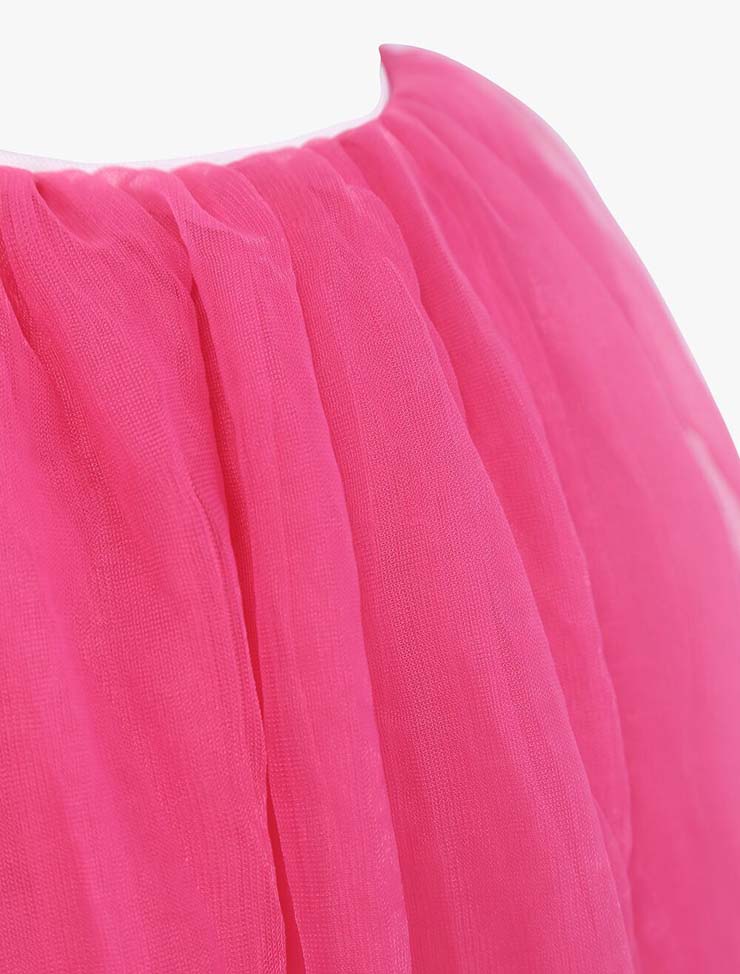 Sexy Pink Skirt Petticoat, Cheap Ladies Tulle Petticoat, Party Dress Petticoat, Dancing Petticoat, Plus Size Petticoat, #HG10487