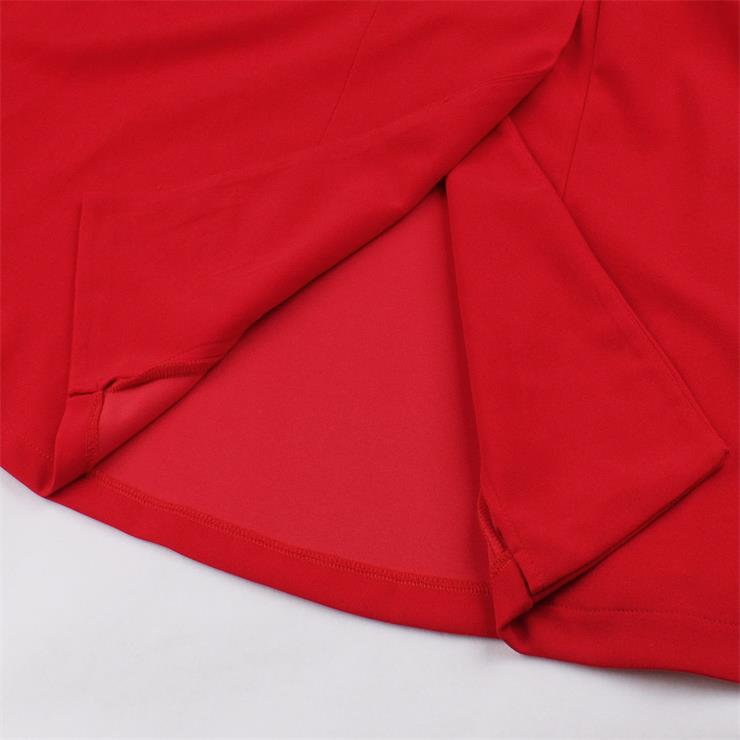 Sexy A-line Dress, Button Dress, Vintage Dresses for Women, High Waist Dresses for Women, Lapel Dress for Women, Daily Solid Color Dress,High Waist Midi Swing Dress, #N23463