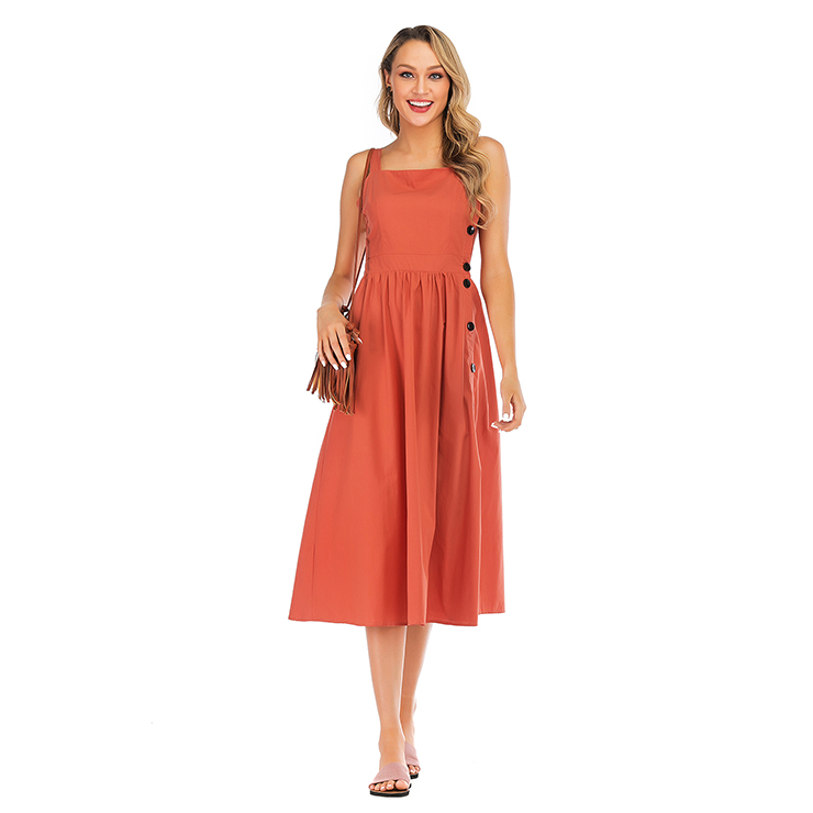 wide strap summer dresses