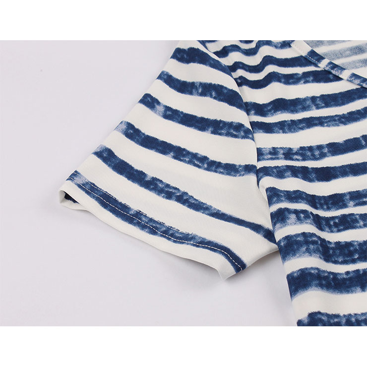 Short Sleeve,Round Neck Casual Tops,Multicolor top,Women