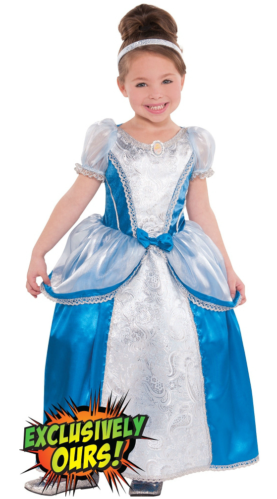 Girls Classic Cinderella Costume, Girls Cinderella Costume, Cinderella Costumes, #N4581