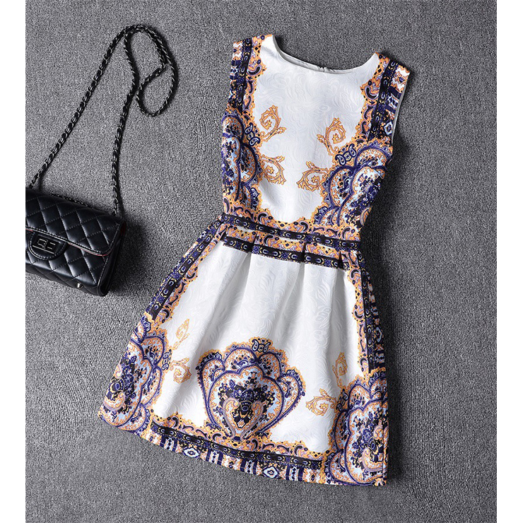 Girls Lovely Vintage Dress, Fashion Girls Clothing, Vintage Dress for Girls, Fall Dresses for Girls, Sleeveless Mini Dress for Girl