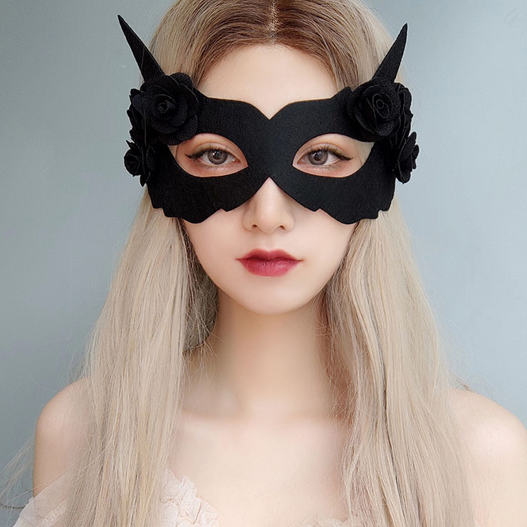 Gothic Fox Queen Adult Masquerade Party Demon Halloween Animal Anime Cosplay Eye Mask MS21442