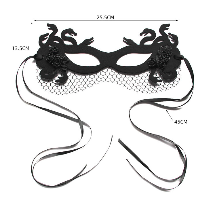 Halloween Sexy Medusa Devil Masks, Costume Ball Masks, Masquerade Party Mask, Adult and Child Mask, Gothic Sexy Eye Mask, Animal Masks, Halloween Devil Cospaly Mask, Anime Cosplay Mask, #MS21799