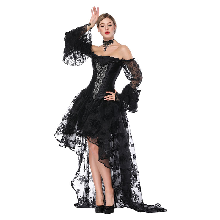 Gothic Corset and Skirt Sets, Women
