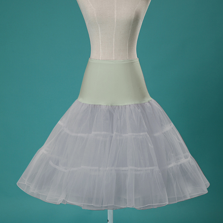 Graceful Cute Grey Tulle Skirt Petticoat HG11291