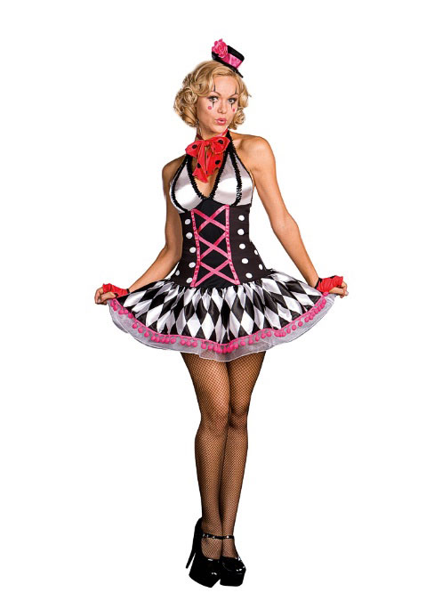 Harlequin Clown Costume, Alice In Wonderland Costume, Clown Costume, Circus Clown Costume, Circus Costume, #N4250