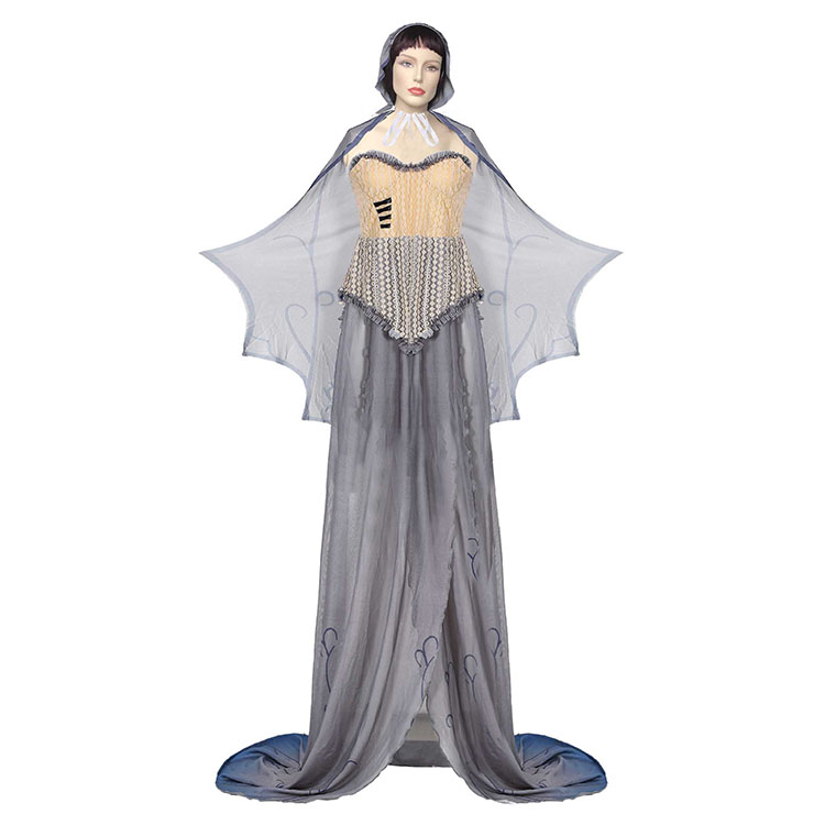 Adult Emily Costume - Corpse Bride By Spirit Halloween - Women's Horror Tim Burton's Corpse Bride Heroine Emily Party Suit Adult Adult Emily Costume - Corpse Bride By Spirit Halloween - Women's Horror Tim Burton's Corpse Bride Heroine Emily Party Suit Adult