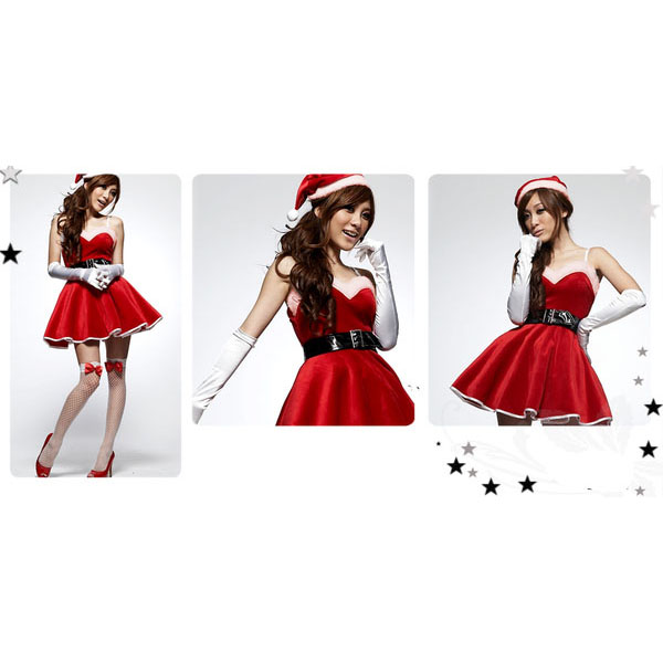Sexy Santa Outfit, Sexy Christmas Costume, wholesale Sexy Santa Outfit, #N2818