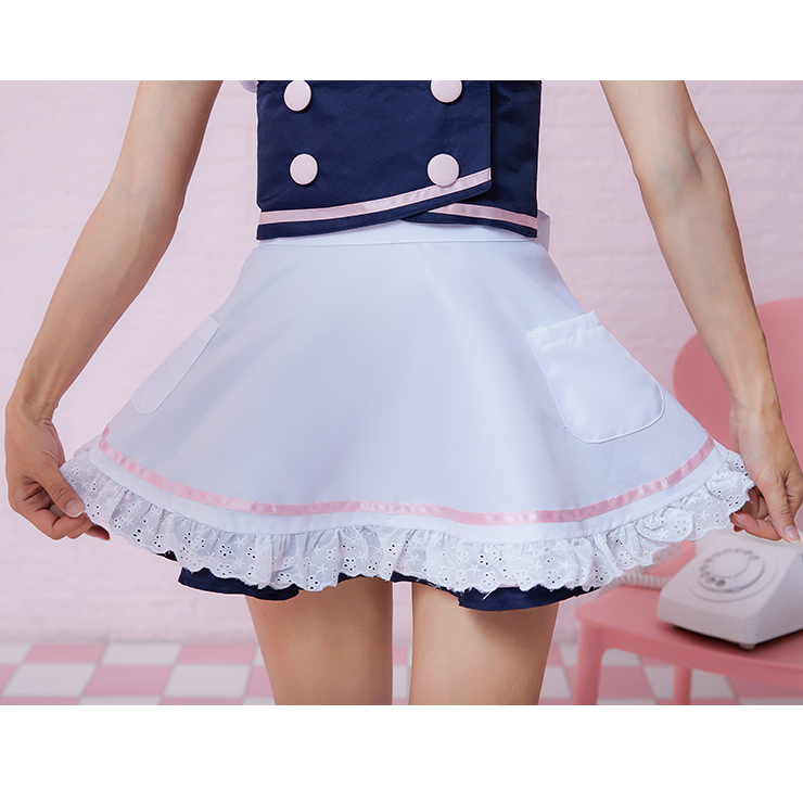 Traditional House Maid Costume, French Maide Costume, Sexy Maiden Cosplay Costume, Adorable Japenese Anime Housemaid Costume, Halloween Maid Cosplay Adult Costume, #N19467