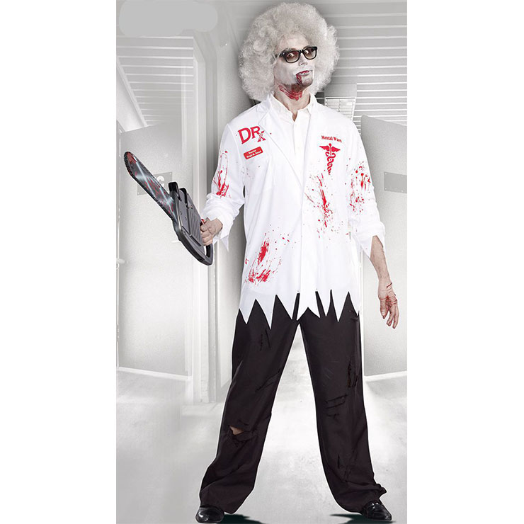 Mens Scary Doctor Halloween Adult Cosplay Costume N18045