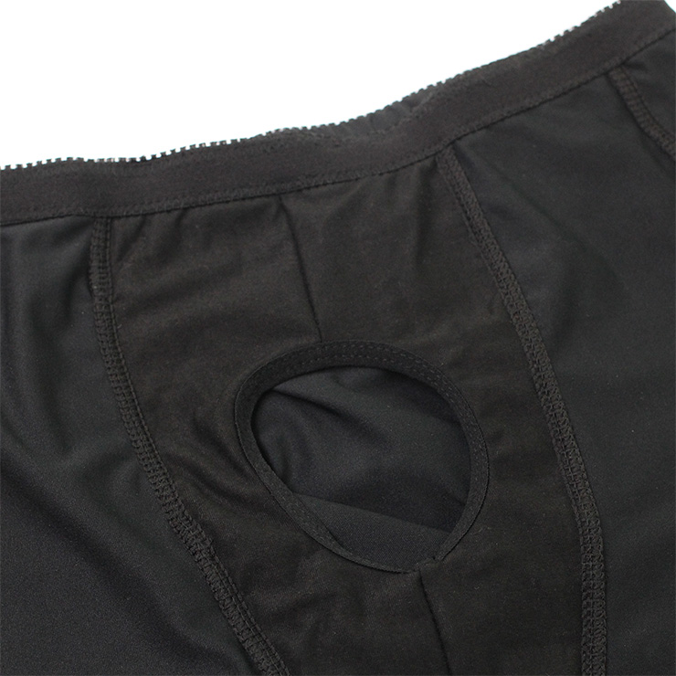 Men's Sexy Black Boxer Shorts Elastic Underpants Breathable Male ...