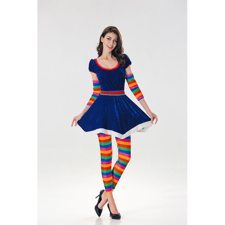 Adult Halloween Costume, Halloween Costume for Women, Funny Cosplay Costumes, Naughty Costumes Dress, Coloful Costumes, #N17993