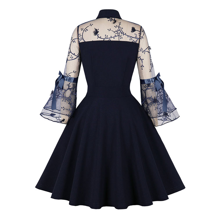 Cute Summertime A-line Swing Dress, Retro Dresses for Women 1960, Vintage Dresses 1950