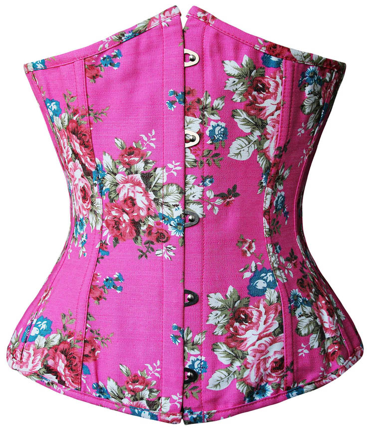 Pink Floral Corset N5512