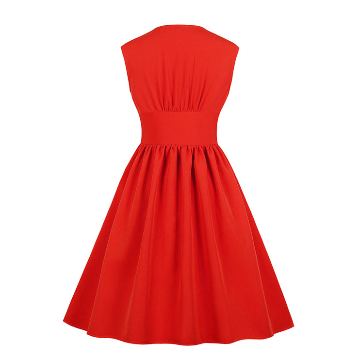 Cute Swing Dress, Retro Dresses for Women 1960, Vintage Dresses 1950