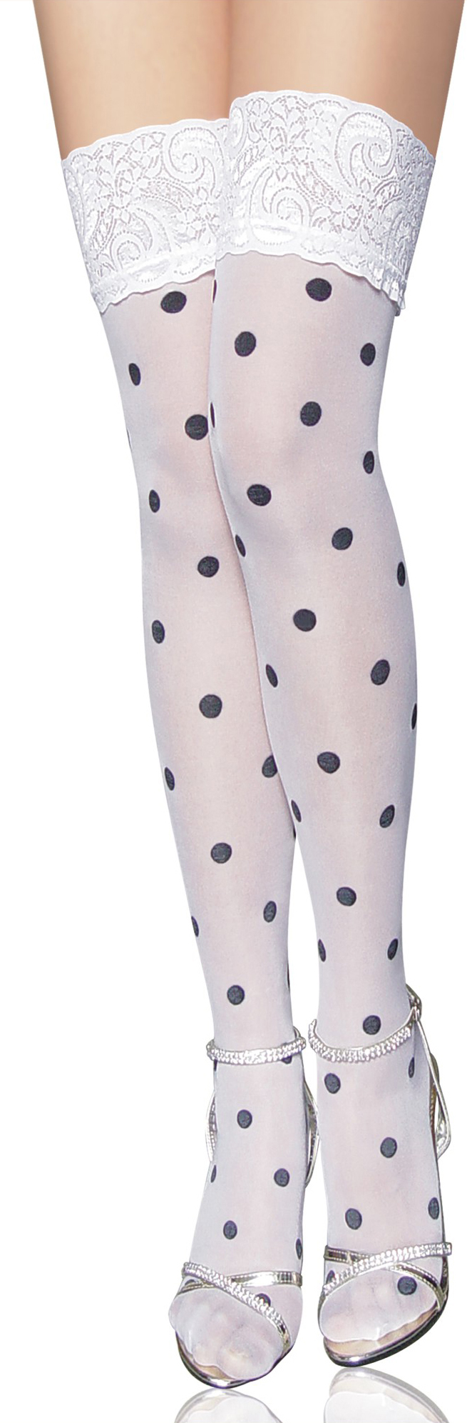 Polka Dot Thigh Highs HG4476