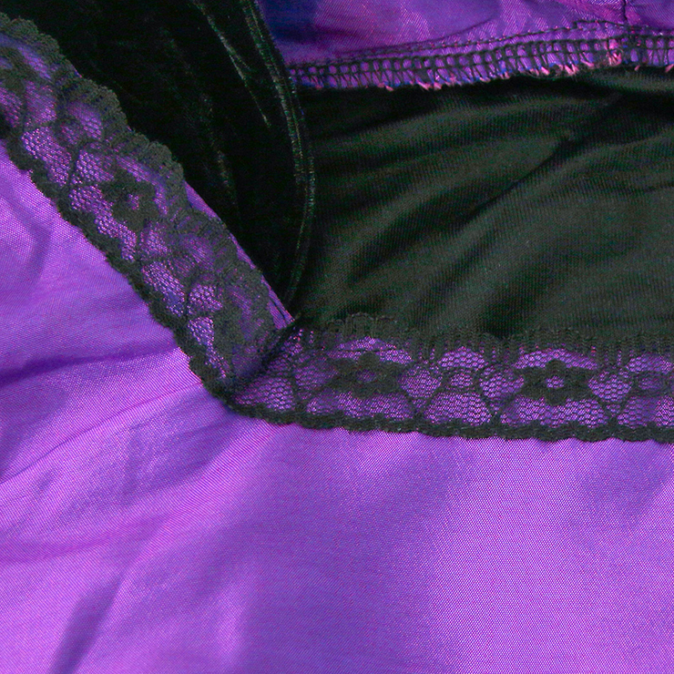 Purple Hooded Robe Costume N5678