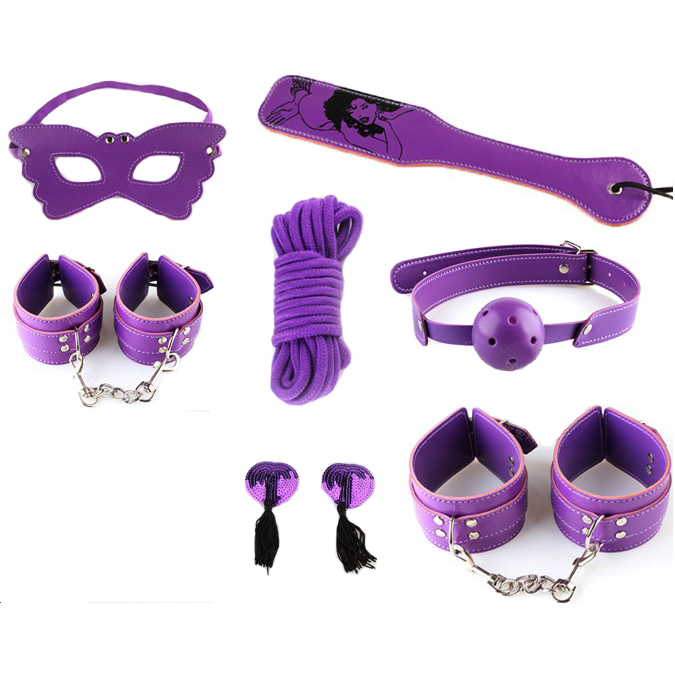 Seven sets SM Props, Purple Naughty Toy Accessory Set, Playtime Set Accessories, #MS6960
