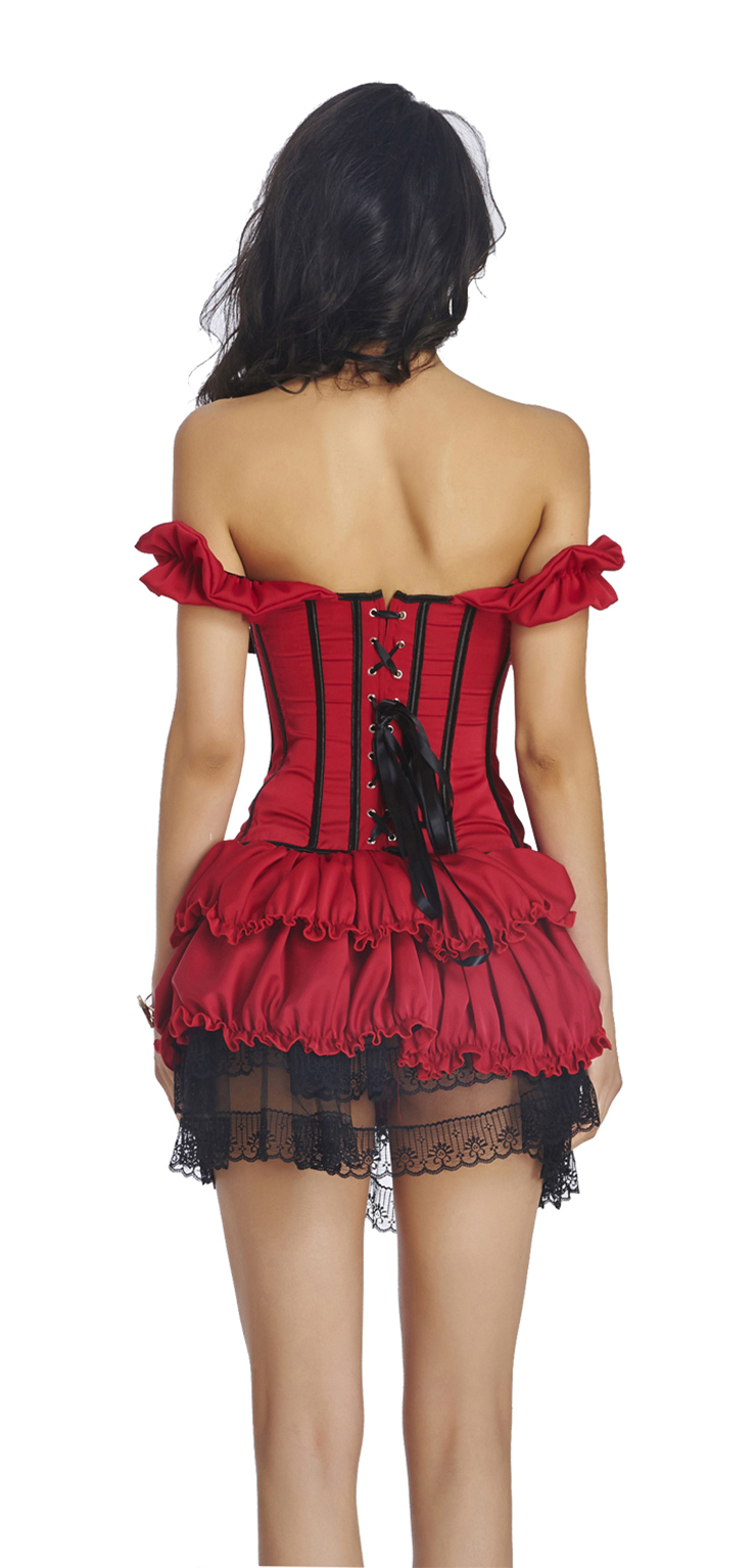 corset skirt long