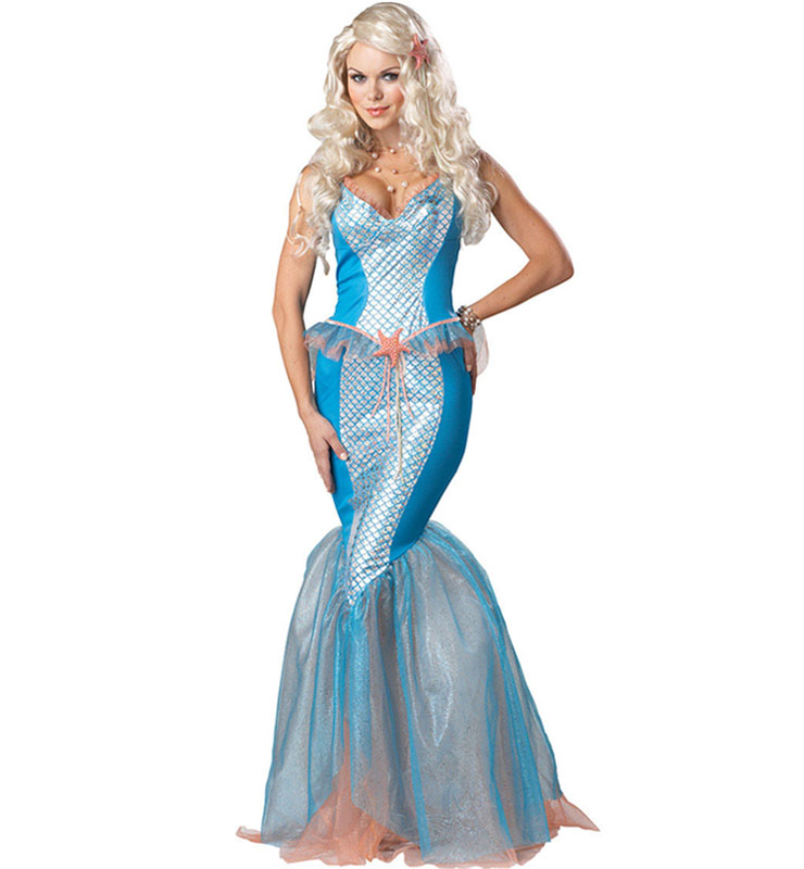 Sea Siren Mermaid Costume, Mermaid Halloween Costumes, Mermaid Adult Costum...