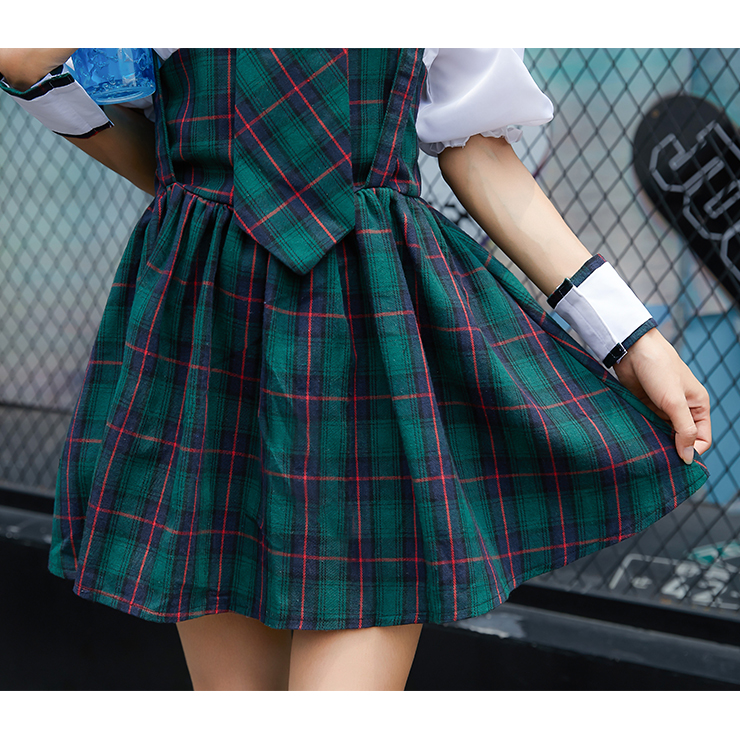 LYLAS Girls Battlesuit Top Skirts Outfit Dress School Uniform Cosplay Costume