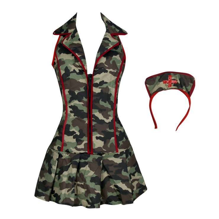 Army nurse costume, Sexy Army Triage Nurse Costume, Nurse Costume, #N8234