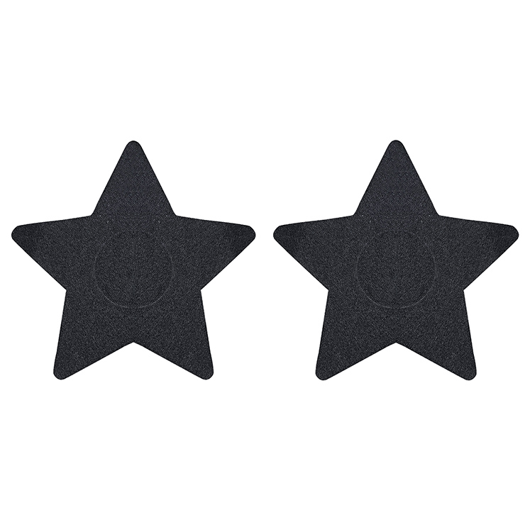 Sexy Fetish Nipple Covers Black Pentagram Self Adhesive Nipple Pasties MS22035