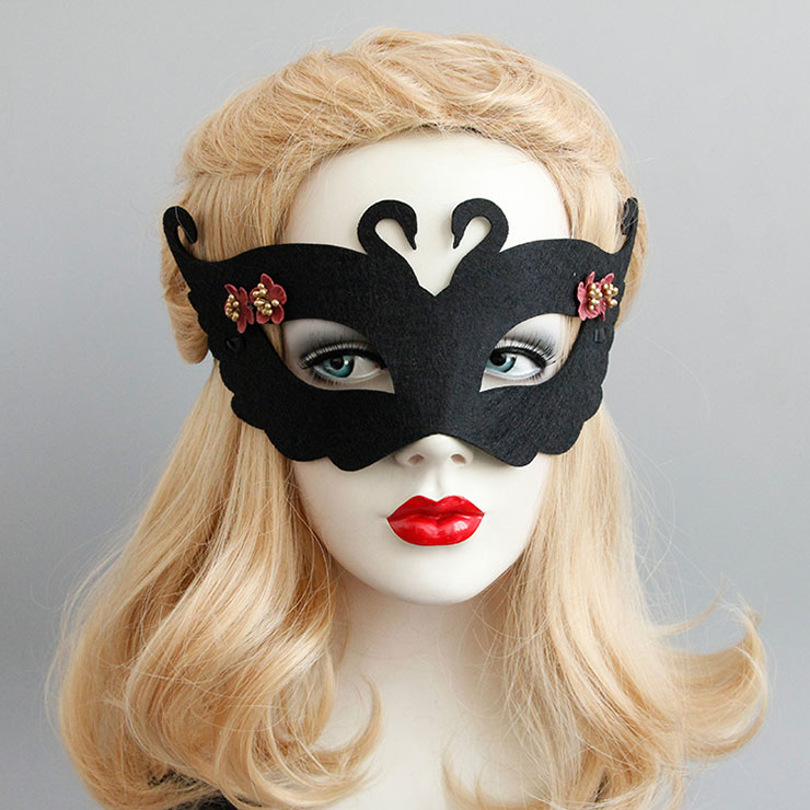 Sexy Charming Black Flower Masquerade Party Eye Mask MS17343