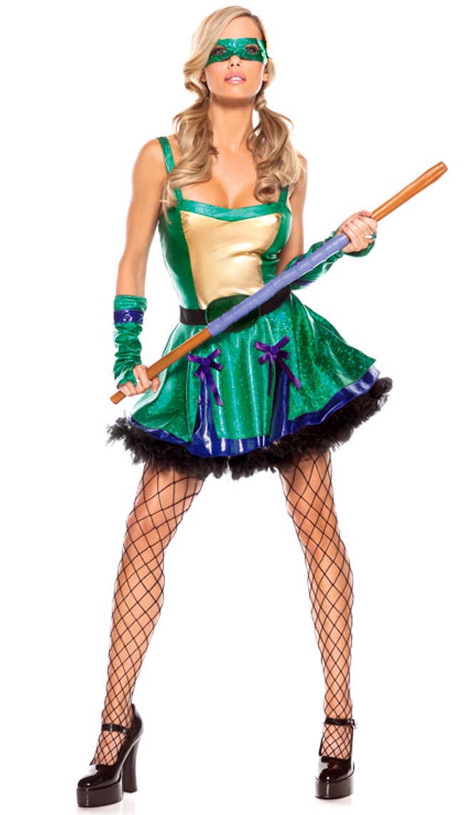 Ninja Turtle Costume, Fairy Tale Costume, Sexy Halloween Costume, Cosplay Costume, Animal Costume, #N10444