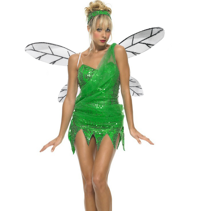 Sexy Green Pixie Costume N4731