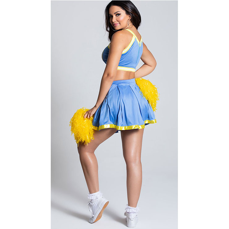 Sexy Adult Cheerleader Costume, Halter Crop Top Skirt Set,Halter Crop Top Mini Skirt Set, Sexy Cheerleader Mini Skirt Set, Fashion Halter Cheerleader Costume,Halter Cheerleaders Costume, #N20995