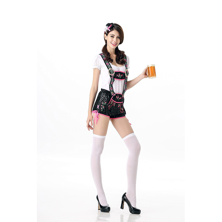 German Beer Beauty Costume, Oktoberfest Costume for girl, Beer girl Costume,Cow girl costume, #N11388