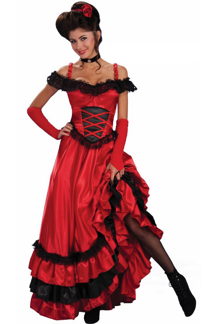 Spanish Seduction Costume, Spanish Dancer Costume, Deluxe Spicy Senorita Costume, #M2143