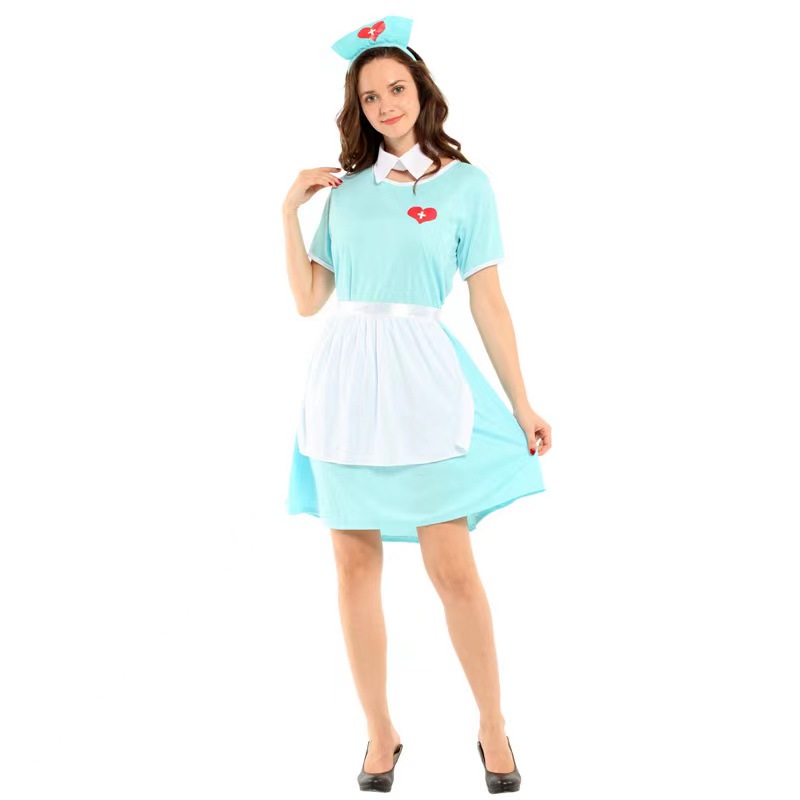 Hot Nurse Costume, Sexy Nurse Set, Sexy Nurse Cosplay Costume, Sexy Nurse Uniform Lingerie, Sexy Nurse Uniform Halloween Costume, Nurse Temptation Costume, Nurse Adult Cosplay Set,#N22945