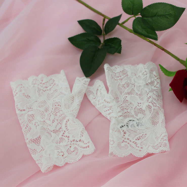 Sexy Accessory, Sexy Lace Gloves, Vintage Bride Gloves, sexy lingerie wholesale, Gloves wholesale, Lolita Lace Gloves, #HG21907