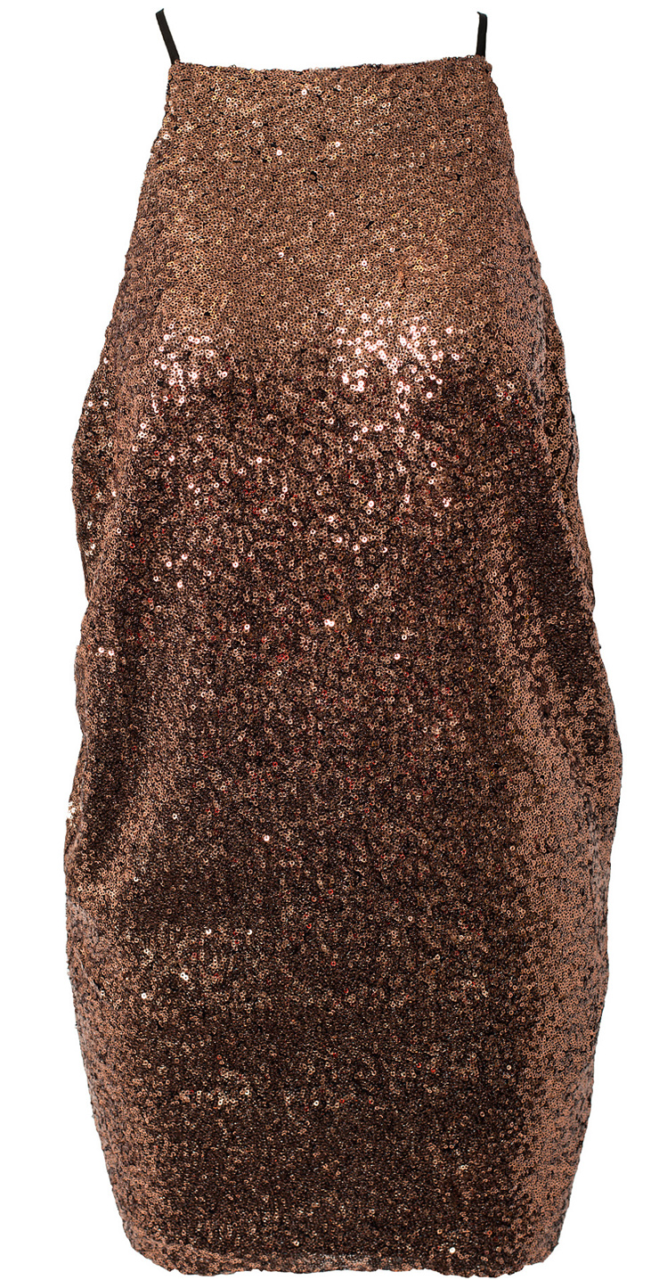 Sexy Sequin Spaghetti Strap Backless Dress N8898