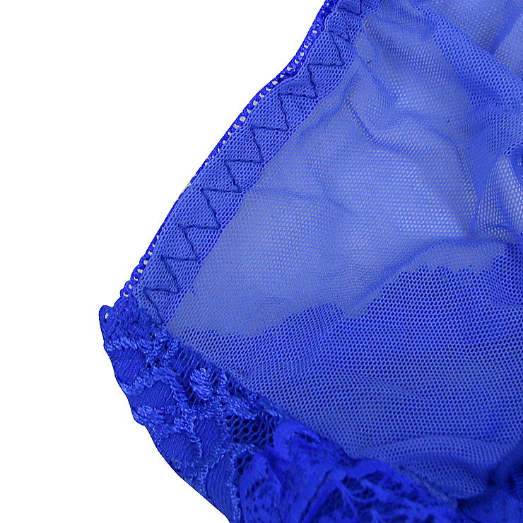 Sexy Royalblue Lace Thong PT909