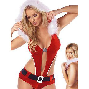 Teddy Christmas costume, Teddy Christmas costume, Sexy Teddy Santa Outfit, #XT00022