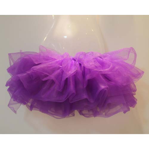 Short Purple Trim Petticoat HG9339