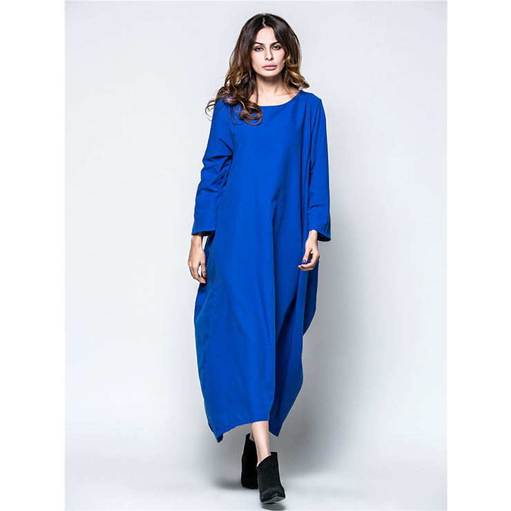 simple cotton long gown