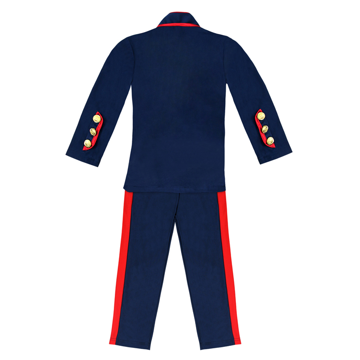 Childrens Ceremonial Soldier Fancy Dress Costume Military Army Outfit Childs M