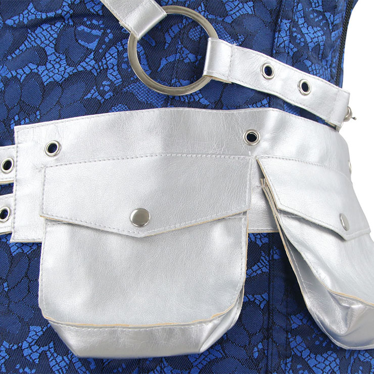 Steampunk Steel Boned Corset for Women, Vintage Corset Bustier Tops, Steel Boning Corset with belts, Steampunk Clothing for halloween, Red retro overbust corset, #N12984