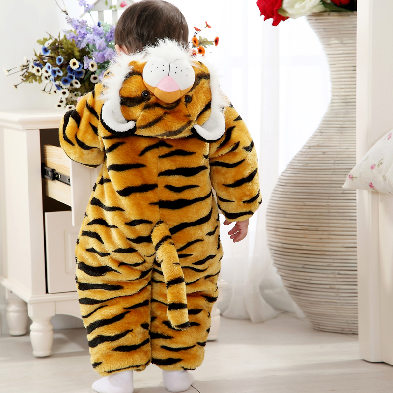 Tiger Romper Jumpsuit Baby, Halloween Tiger Costume Baby, Tiger Climbing Clothes Baby, #N6264