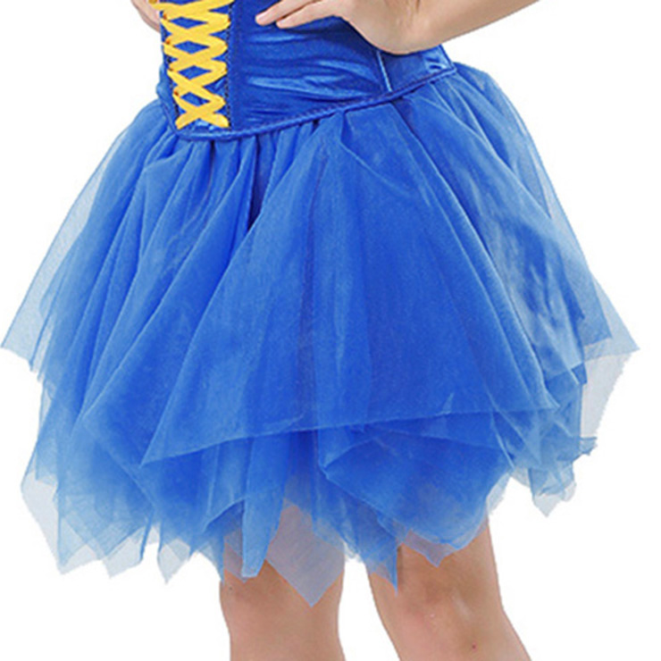Mesh Skirt, Ballerina Style Skirt, Sexy Tulle Skirt, Tutu Tulle Mini Petticoat, Zigzag Tulle Mesh Skirt, Elastic Tulle Skirt Blue, #HG15005