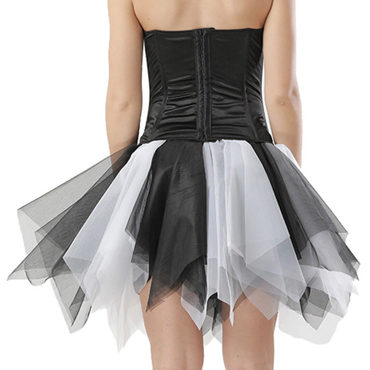 Mesh Skirt, Ballerina Style Skirt, Sexy Tulle Skirt, Tutu Tulle Mini Petticoat, Zigzag Tulle Mesh Skirt, Elastic Tulle Skirt, #HG15002