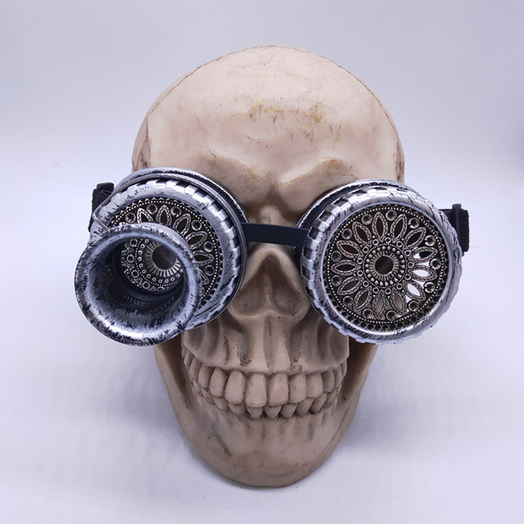 Vintage Industrial Style Vampire Costume, Halloween Cosplay Goggles, Ball Goggles Accessory, Gothic Metal Goggles Accessory, Retro Masquerade Party Goggles, Sexy Party Accessory, Hot Sale Masquerade Mask, Sexy Cosplay Mask Goggles, #MS19783