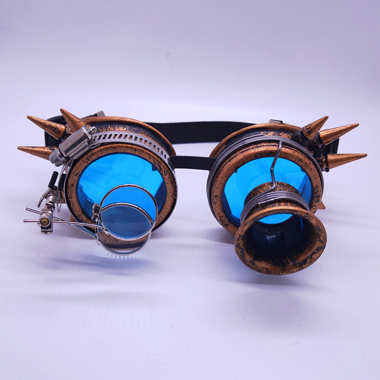 Vintage Industrial Style Vampire Costume, Halloween Cosplay Goggles, Ball Goggles Accessory, Gothic Metal Goggles Accessory, Retro Masquerade Party Goggles, Sexy Party Accessory, Hot Sale Masquerade Mask, Sexy Cosplay Mask Goggles, #MS19800